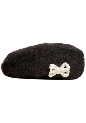 Jennifer Behr Bella felted beret - Black