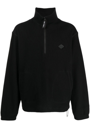 Spoonyard waffle-effect polo-shirt - Black