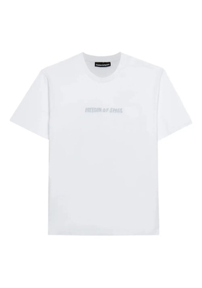 FREEDOM OF SPACE graphic-print T-shirt - White