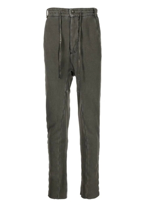 Masnada drawstring-waist drop-crotch trousers - Grey