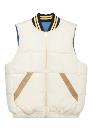 Drôle De Monsieur sleeveless down jacket - White