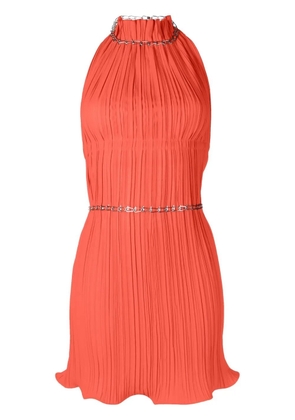 Dion Lee halterneck fitted dress - Red