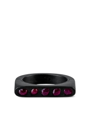 Parts of Four Sistema ruby ring - Black