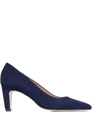 Bernardo 70mm pointed-toe suede pumps - Blue