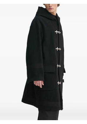 Études Studio hooded toggle coat - Black