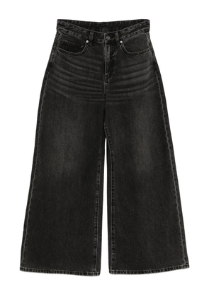 JNBY extra-long wide-leg denim - Black