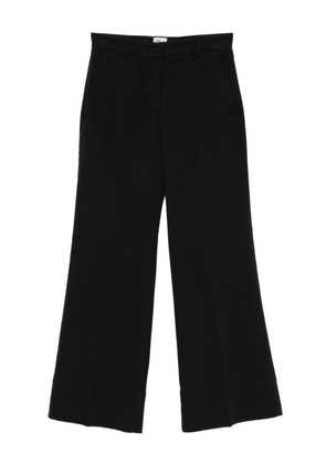 QUELLEDUE Melody flared trousers - Black