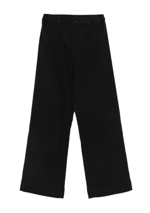 Joe Chia Dooku cuffed straight trousers - Black