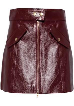 Cynthia Rowley patent skirt - Red