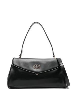 TWINSET logo-plaque tote bag - Black