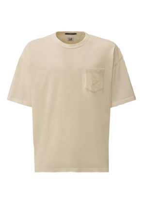 C.P. Company embroidered-pocket T-shirt - White