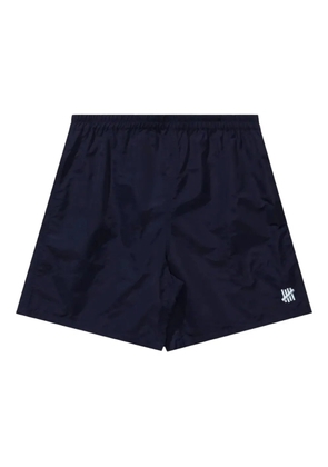 Undefeated logo-embroidered swim shorts - Blue