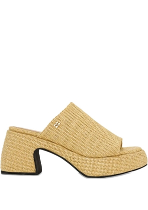 GANNI Butterfly sandals - Neutrals