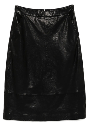 Cynthia Rowley leather skirt - Black