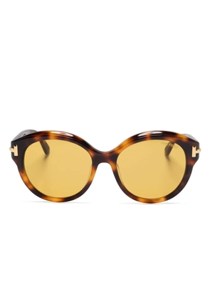 TOM FORD Eyewear round-frame sunglasses - Brown