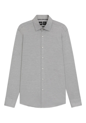 BOSS long-sleeve button-fastening shirt - Grey