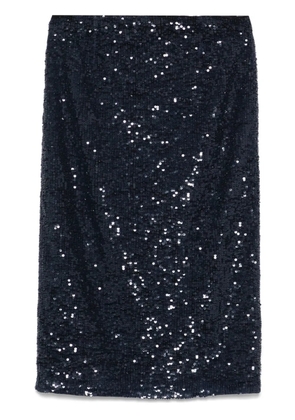 P.A.R.O.S.H. sequined mini skirt - Blue