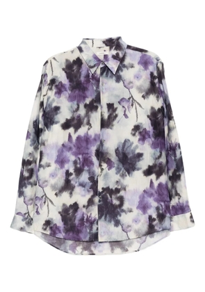 CALMLENCE floral-print shirt - Purple