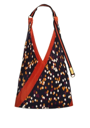 MULTITUDES BAGS Valeria pleated polka-dot shoulder bag - Blue