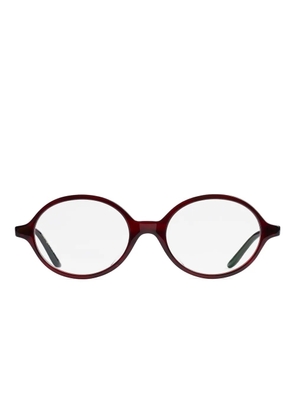 KHAITE x Oliver Peoples round-frame glasses - Red
