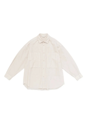 Still by Hand long-sleeves overshirt - Neutrals