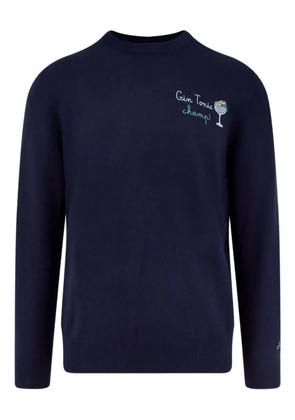 MC2 Saint Barth embroidered-motif sweater - Blue