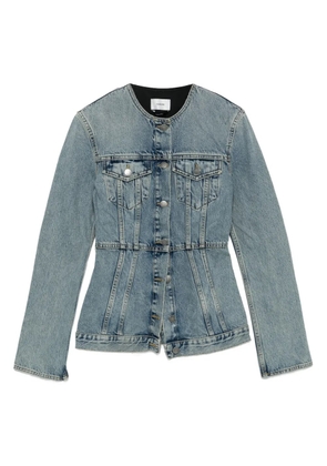 Haikure Temple Lagoon denim jacket - Blue