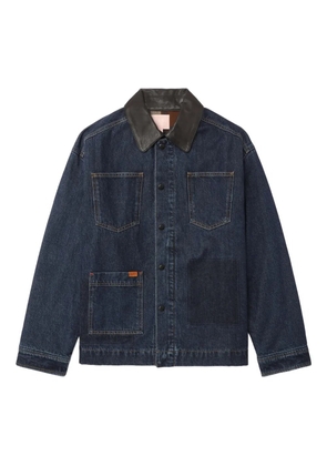 BAPY BY *A BATHING APE® shadow-patch denim jacket - Blue