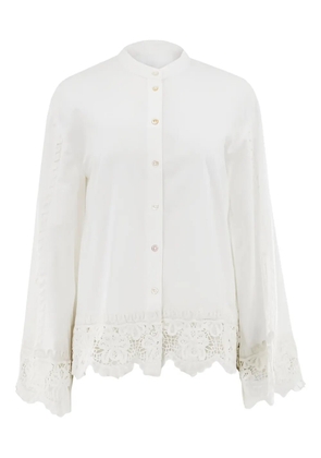 Sea Iyla soutache-lace shirt - White