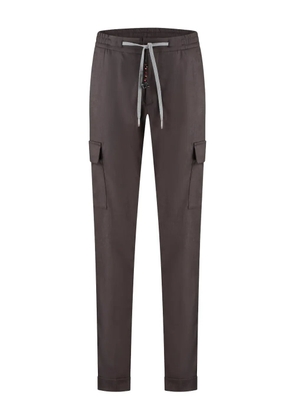 Marco Pescarolo drawstring-fastening trousers - Brown