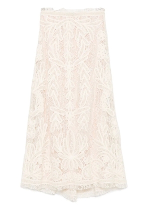 P.A.R.O.S.H. Nixie midi skirt - Neutrals