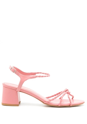 Sarah Chofakian leather Julie sandals - Pink
