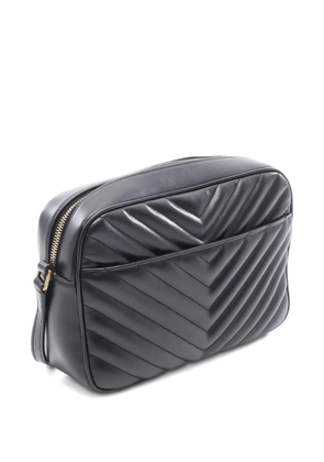 Saint Laurent Pre-Owned 2010s Lou Roux monogram tassel camera shoulder bag - Black