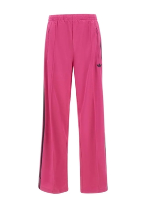 adidas logo-embroidered track pants - Pink