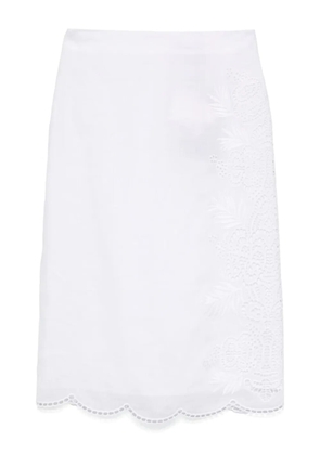 Max Mara Fify midi skirt - White