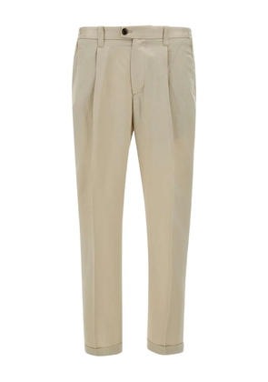 DEVORE pleated-front trousers - Neutrals