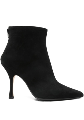 Anna F. pointed-toe stiletto boots - Black