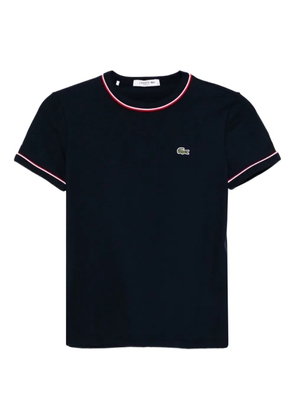 Lacoste logo-embroidered T-shirt - Blue