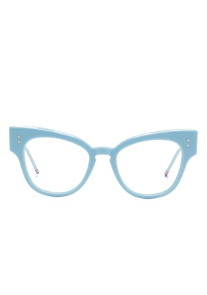 Thom Browne Eyewear cat-eye glasses - Blue