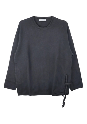 Yohji Yamamoto rope-detail wool sweater - Black