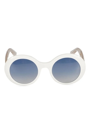 Kador Audrey round-frame sunglasses - White