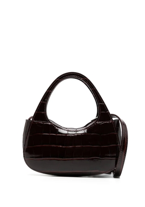 Coperni mini Swipe bucket bag - Brown