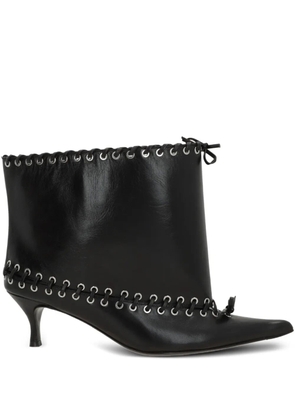 August Barron 60mm eyelet-straps ankle boots - Black