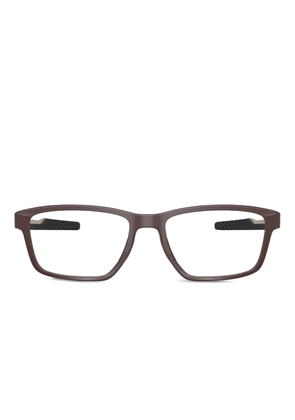 Oakley rectangle-frame glasses - Red