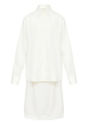 MM6 Maison Margiela midi shirt dress - Neutrals