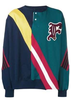 Facetasm navy jersey sweater - Blue