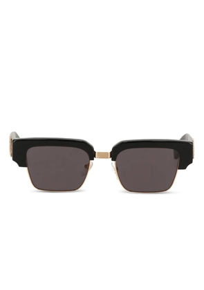 Off-White square-frame logo-detail sunglasses - Black