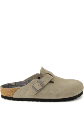 Birkenstock buckle boston mules - Neutrals