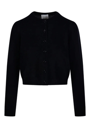 Allude crew-neck cardigan - Black