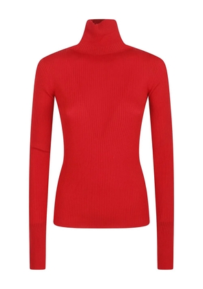 Sportmax ribbed top - Red